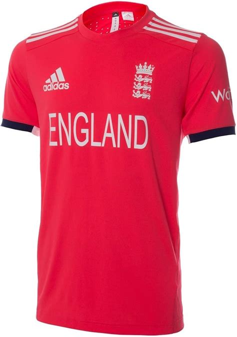 adidas 2016 england cricket replica training t shirt|cricket t20 shirt.